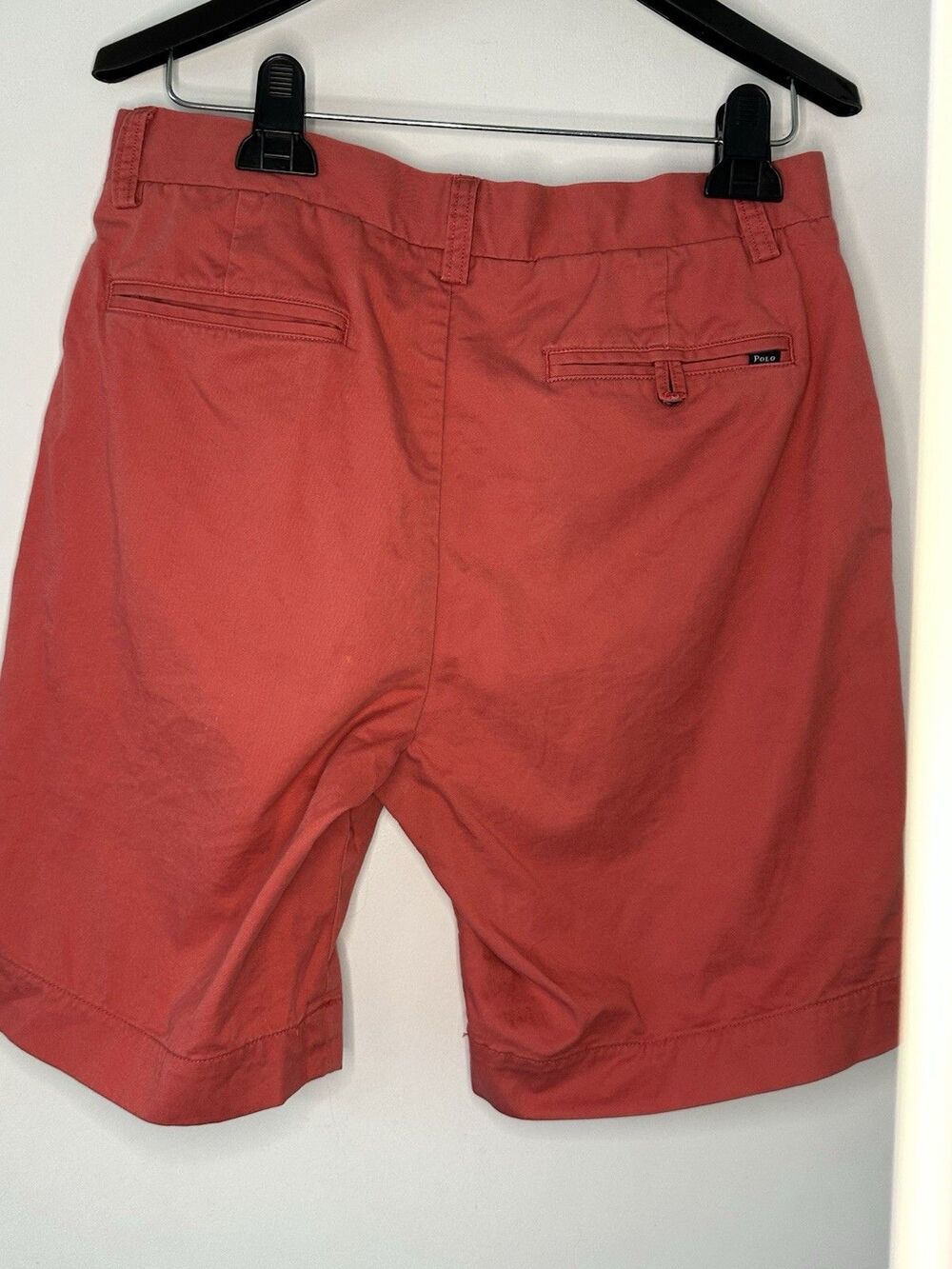VGC Polo Ralph Lauren Mens Shorts Chino Classic Fit 9" Terracotta  size 30 - Picture 3 of 11